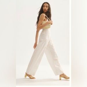Ranna Gill wide leg eyelet jumpsuit